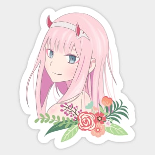 Zero Two Sticker